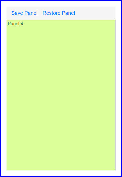 A 'Save_Restore' UX component in a dix